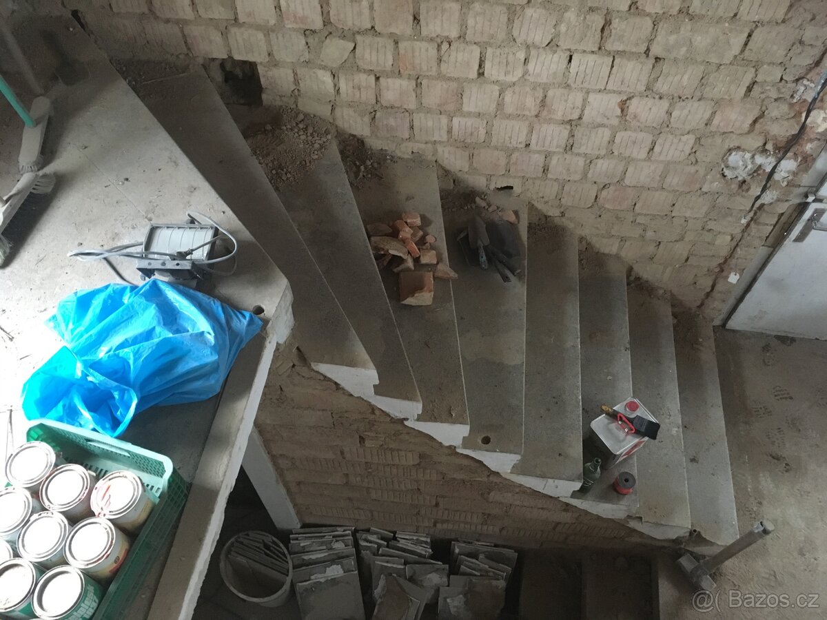 Betonové broušené schody, schodiště - 5