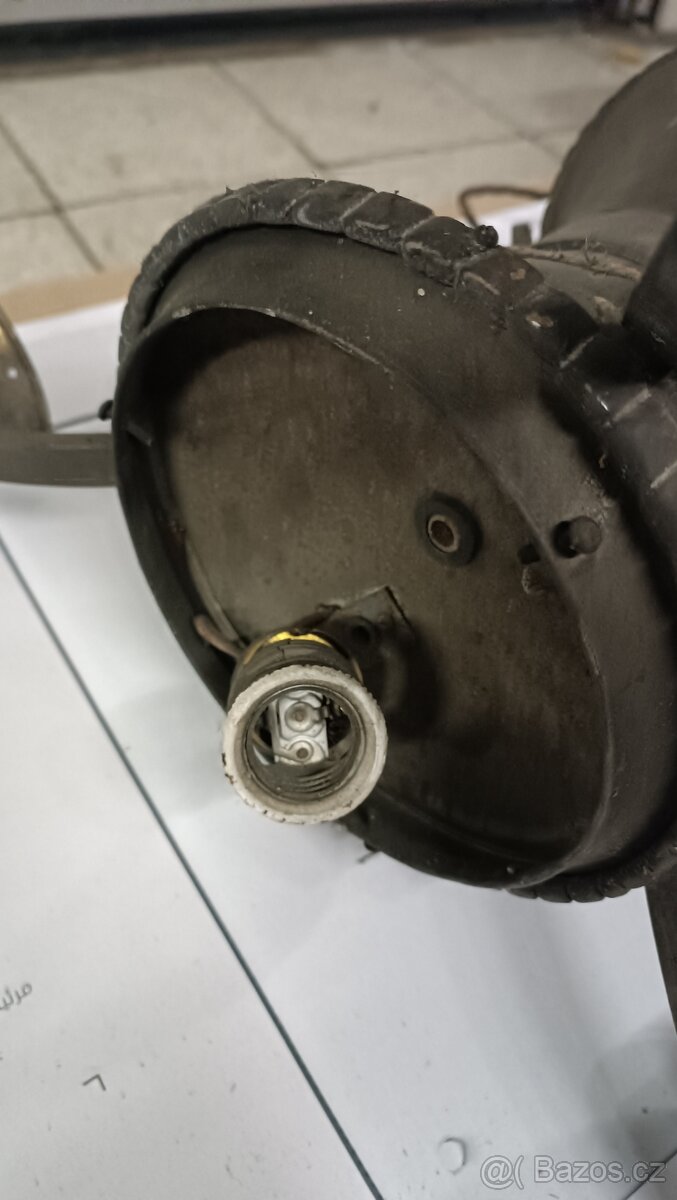 Lustr secesní mosazný - 5