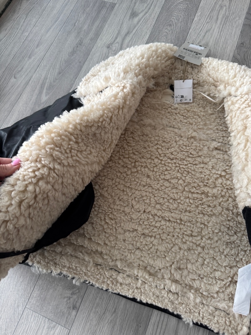 Kožená bunda s kožíškem - 5