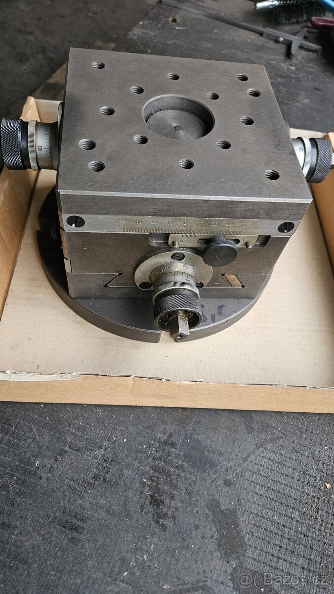 Otočný,křížový stůl - 5