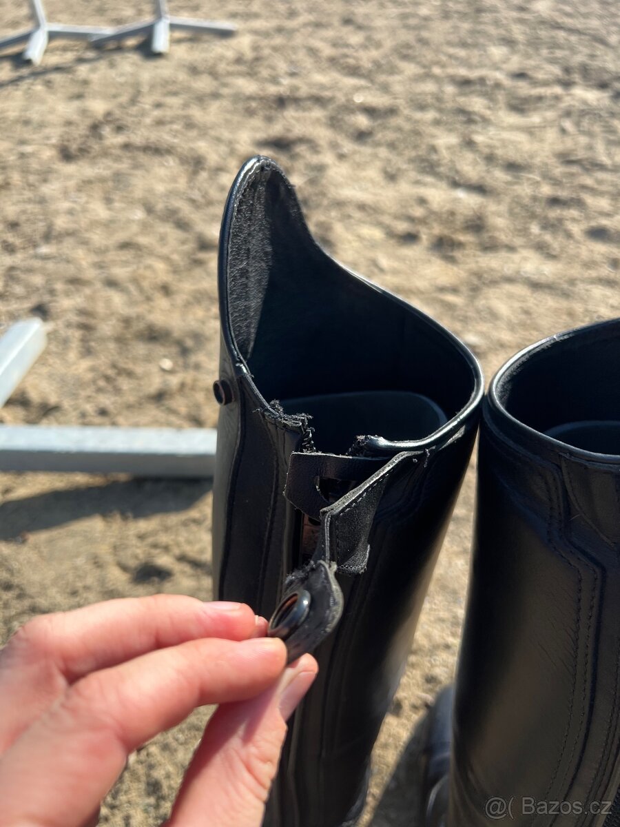 Vysoké jezdecké boty - 5