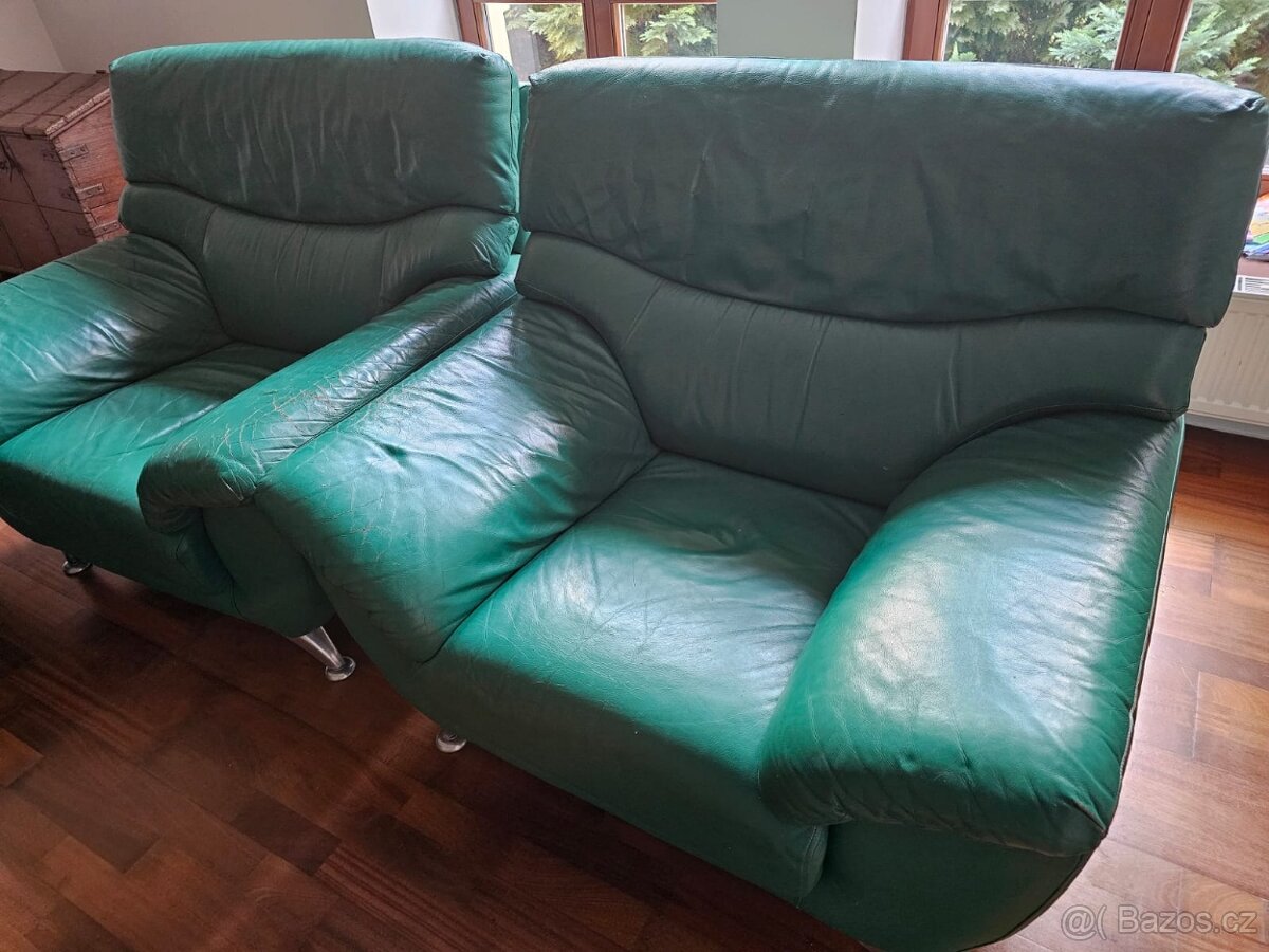 Kožená sedací souprava - 5