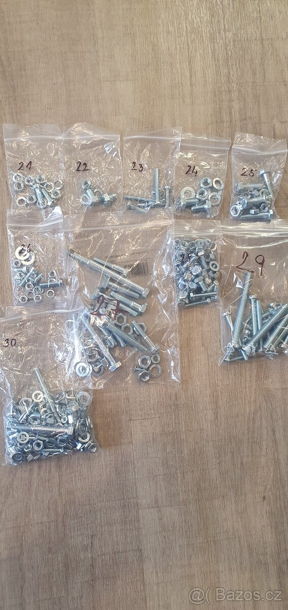 Jawa 50 pionýr sada šroubů 550, 555, 20, 21, 23 - 5