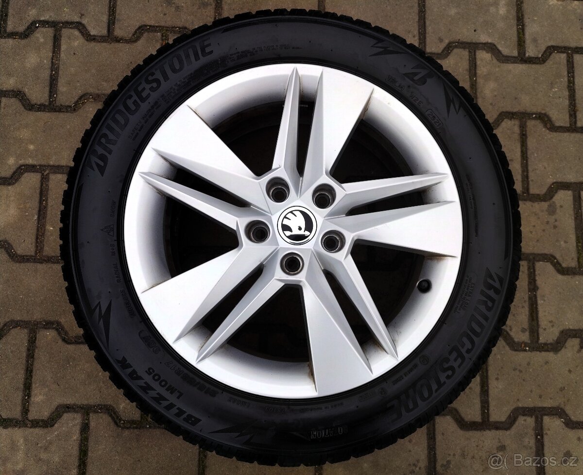 Alu kola originál Škoda Superb III 5x112 R17 Markab - 5