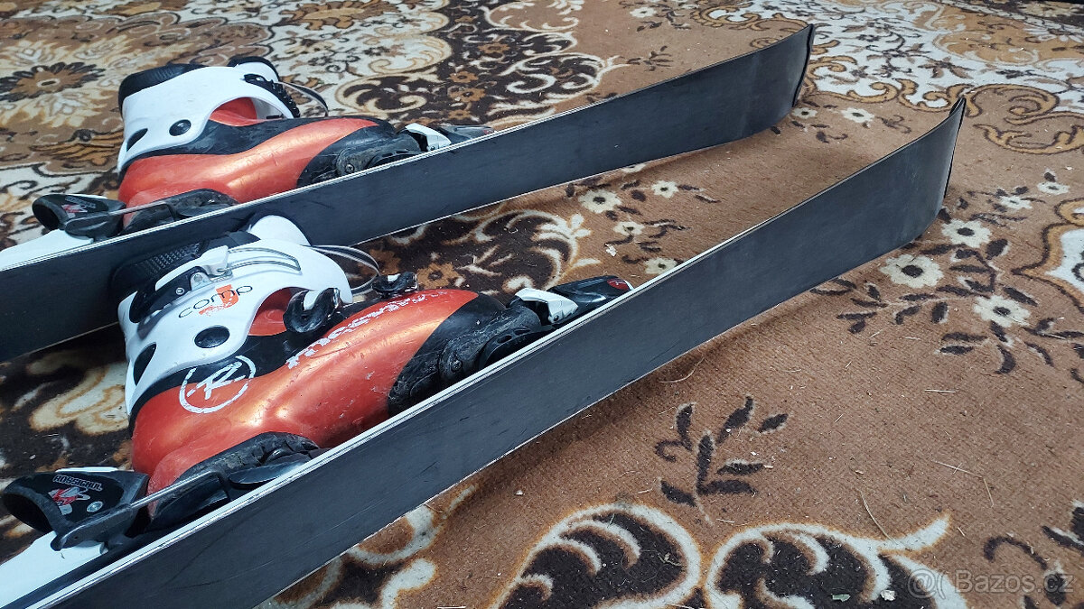 Dětské lyže 110 cm. + lyžáky 21,5 cm. ROSSIGNOL - 5