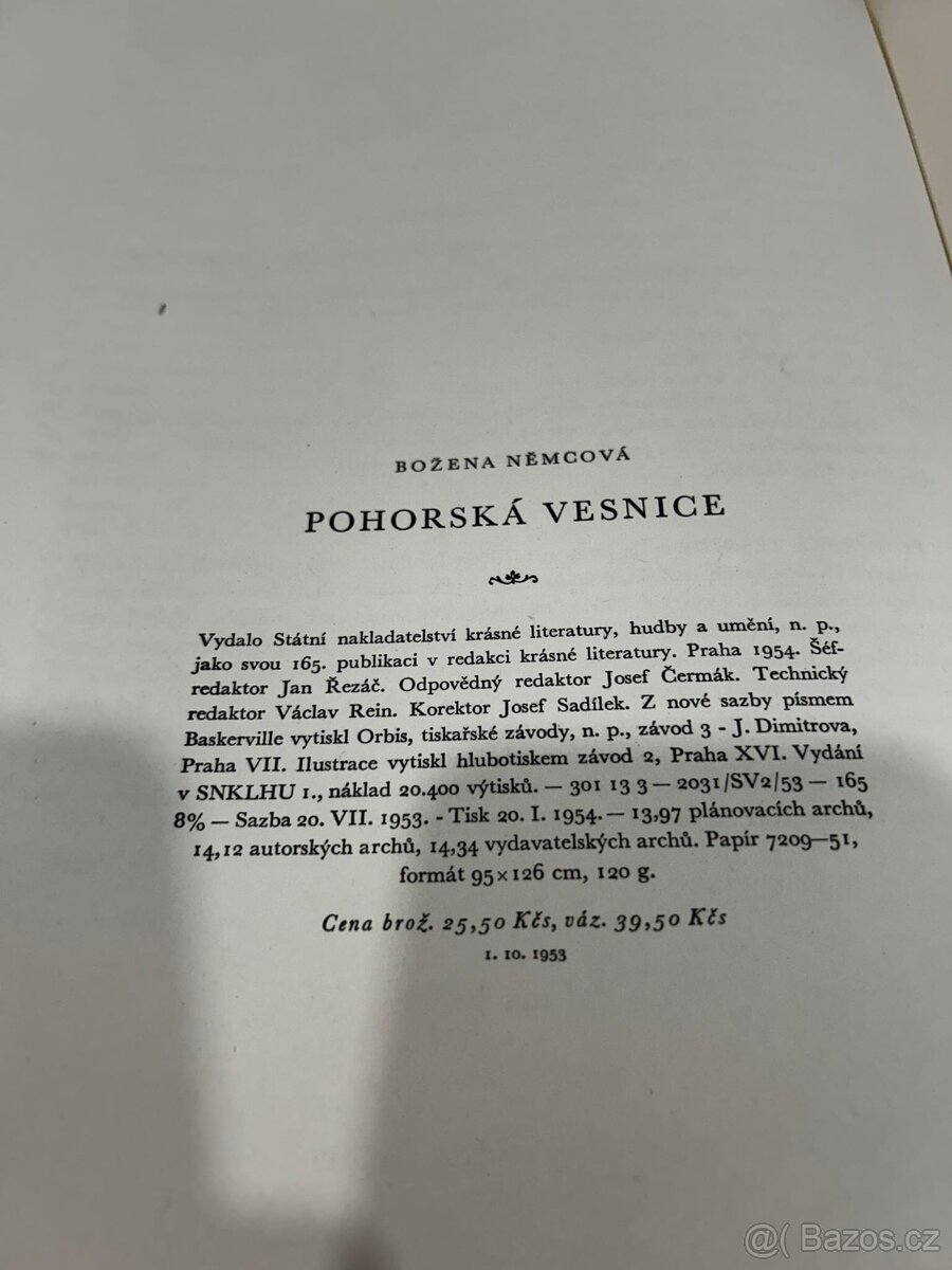Božena Němcová, Pohorská vesnice - 5