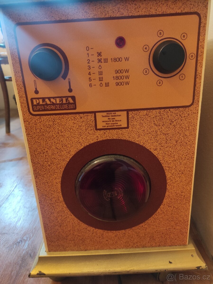 Stylový elektrický přímotop na kolečkách - 5