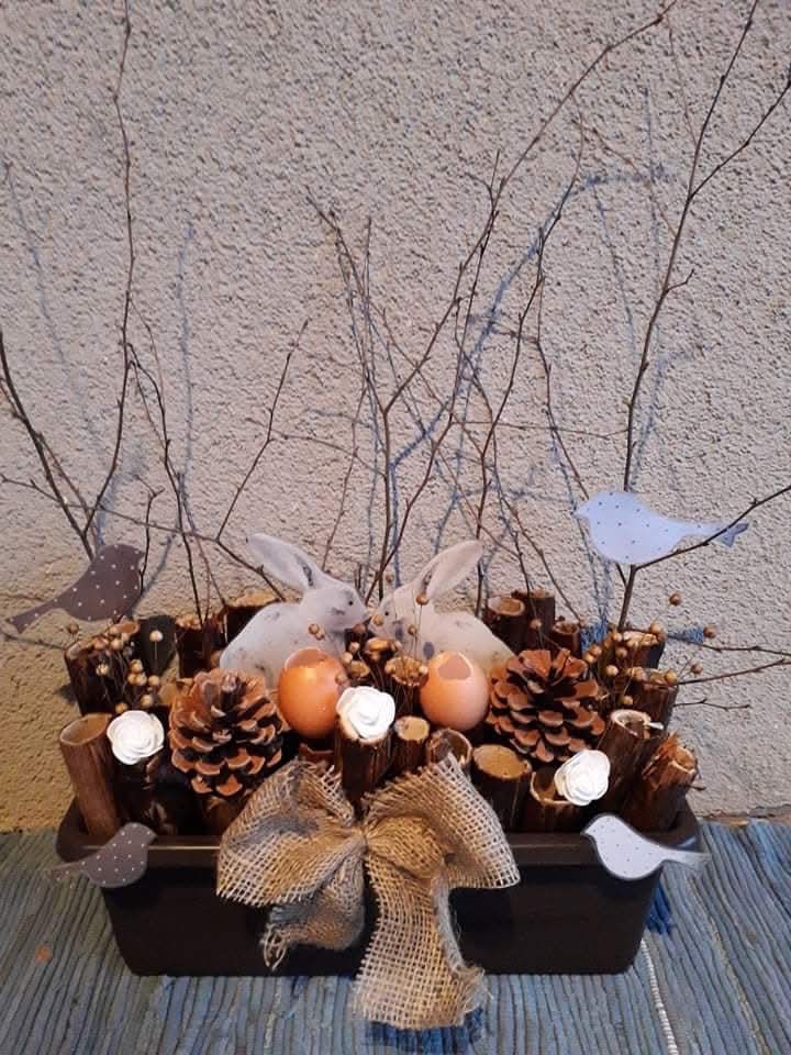 TRUHLÍKY VELIKONOČNÍ NA OKNA - 5