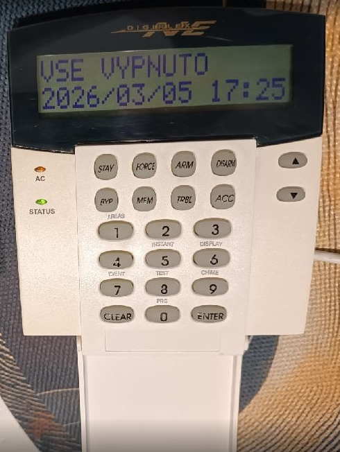 ⚡️ Paradox LCD klávesnice DGP2-K641 + DGP2-648 ⚡️ - 5