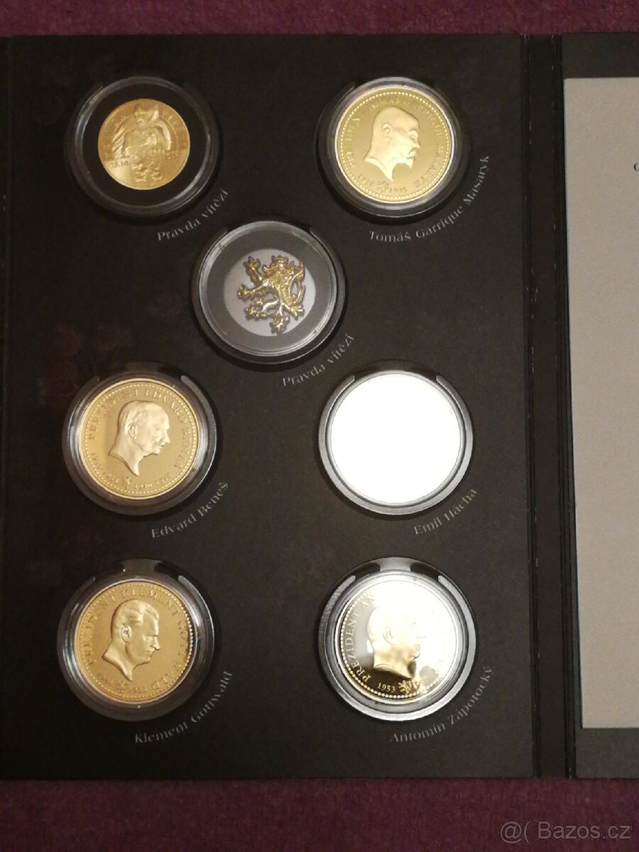 Pamětní medaile Naši prezidenti - 5