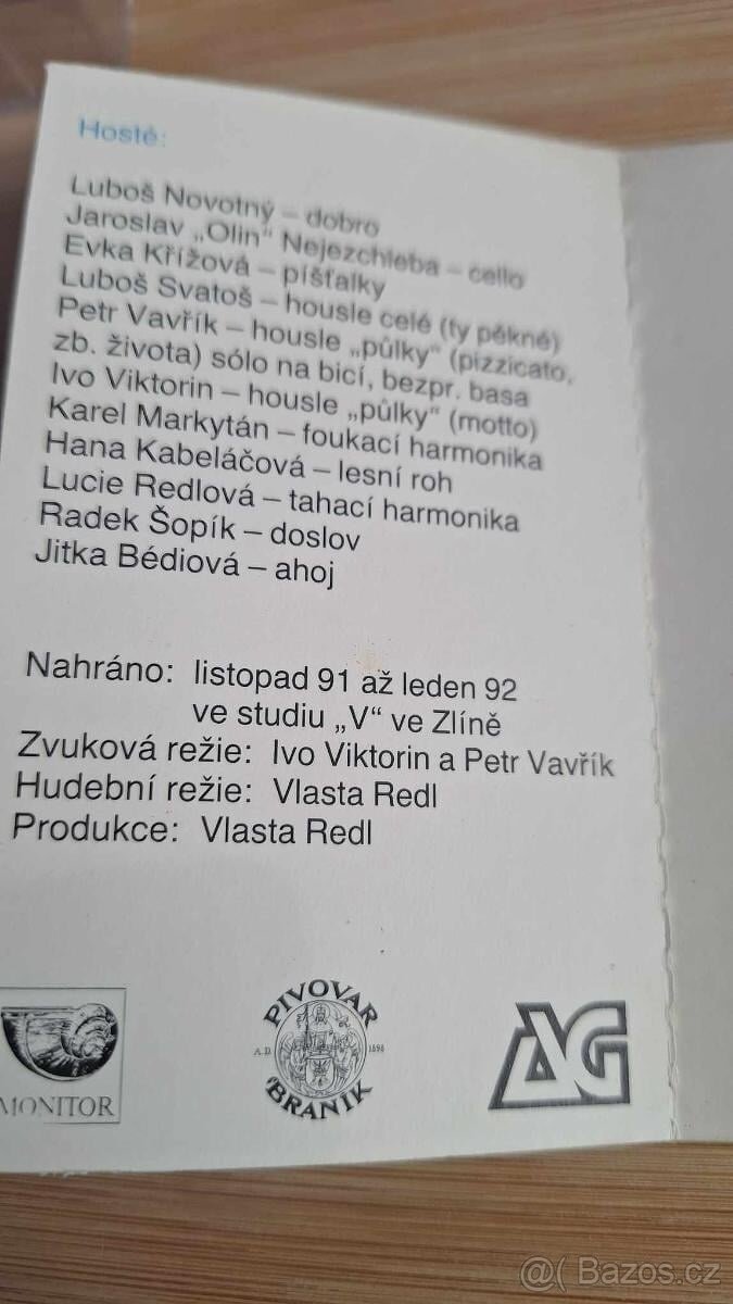 VLASTA REDL - STARÉ PECKY. MC 1992 - 5