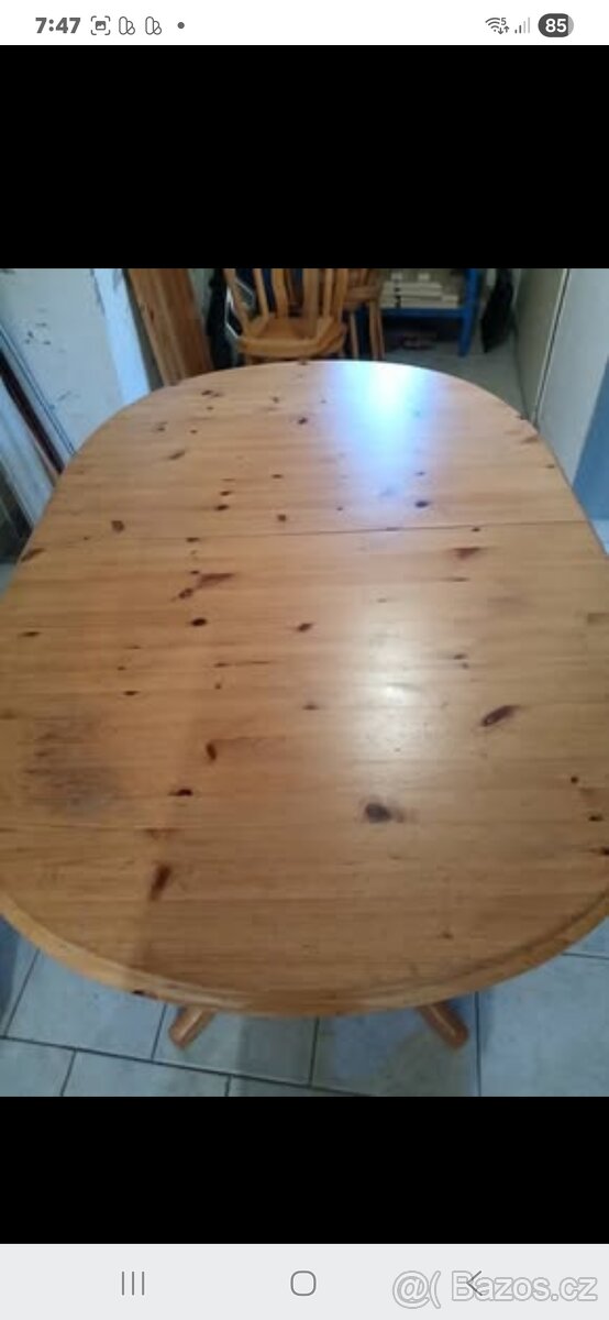 Velky masiv rozkládací Stůl - 5