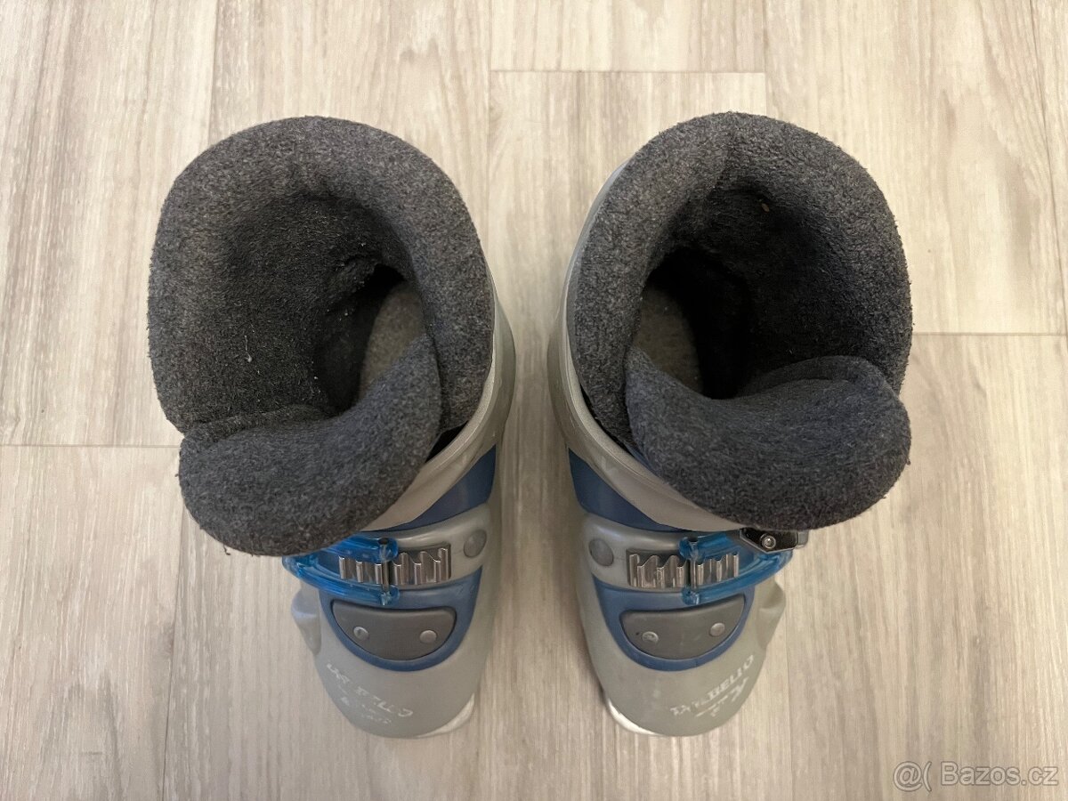 Dětské lyžáky, přeskáče, lyžařské boty - vel. 29 - 5