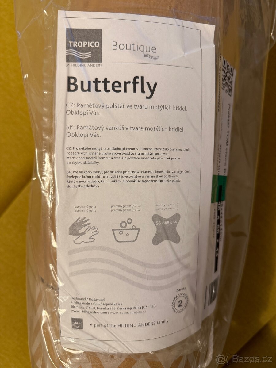 Ergonomický polštář Tom Butterfly Tropico - 5