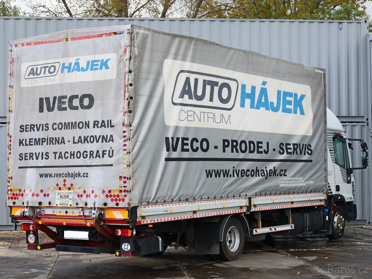 Iveco EUROCARGO 75 E, EURO 6, 17 PALET, HYDRAULICKÉ ČELO, DV - 5