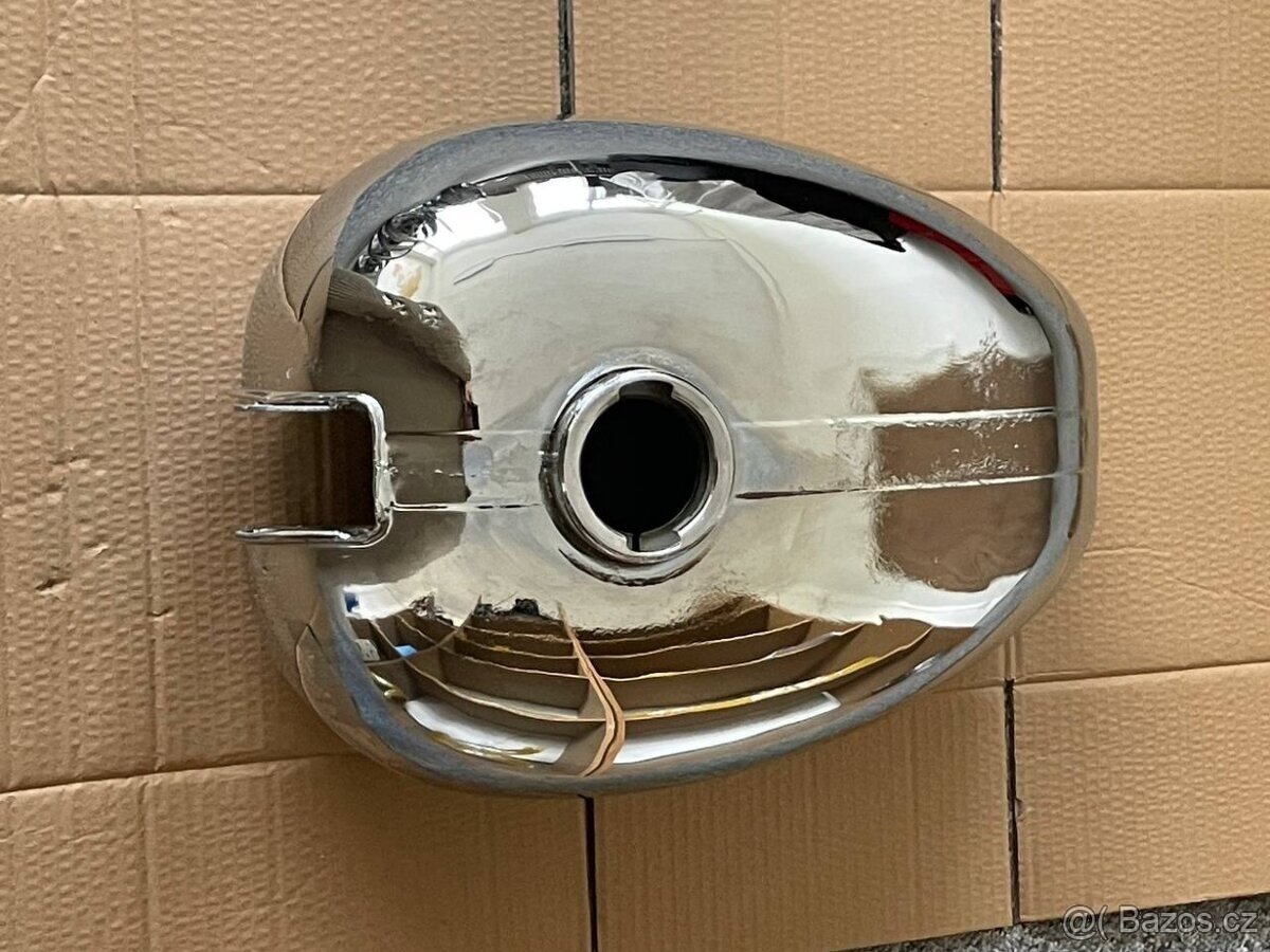 Nádrž Jawa ČZ 250/353 a 350/354 nový kvalitní chrom,poměděno - 5