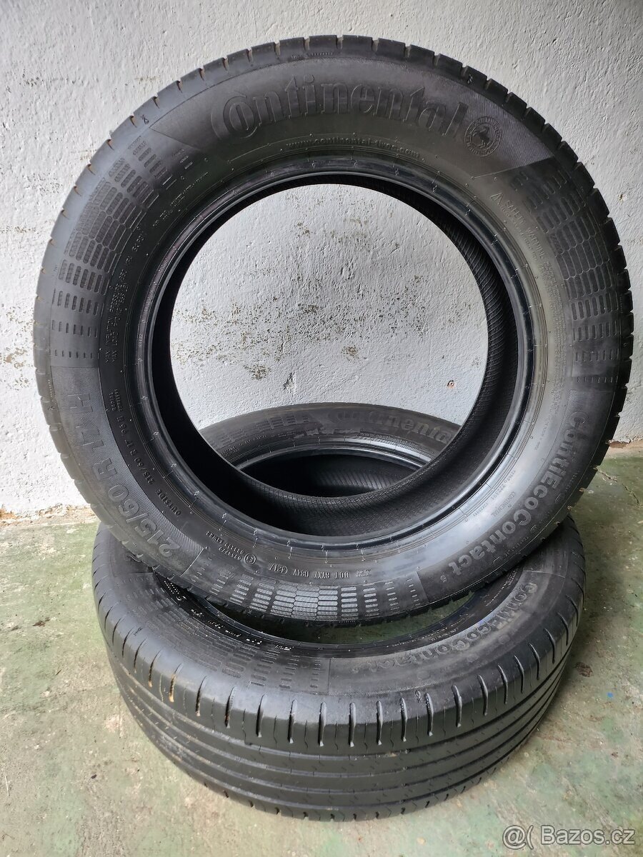 Pár letních pneu Continental ContiEcoContact 5 215/60 R17 - 5