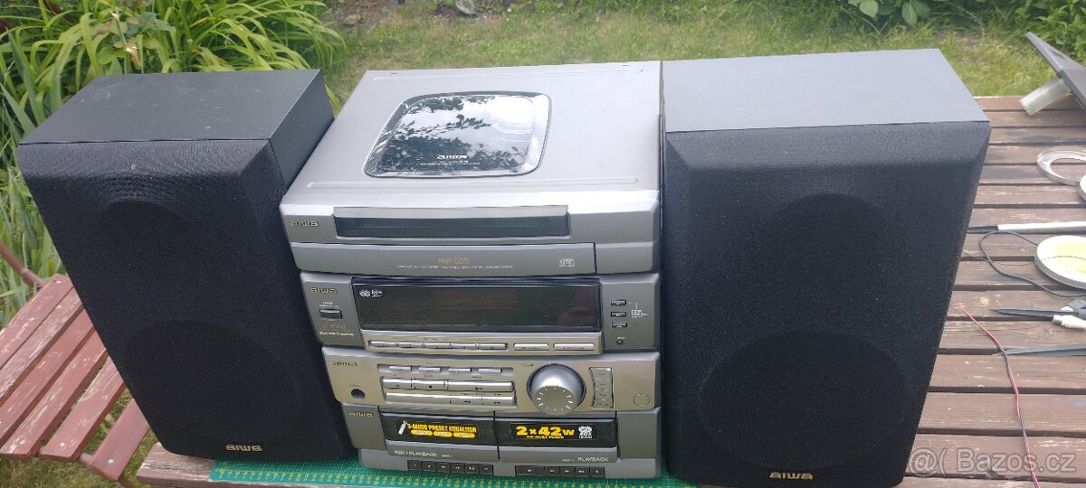 HiFi věž AIWA CX-ZR300EZ s original D.O. a 2 reprobednami - 5