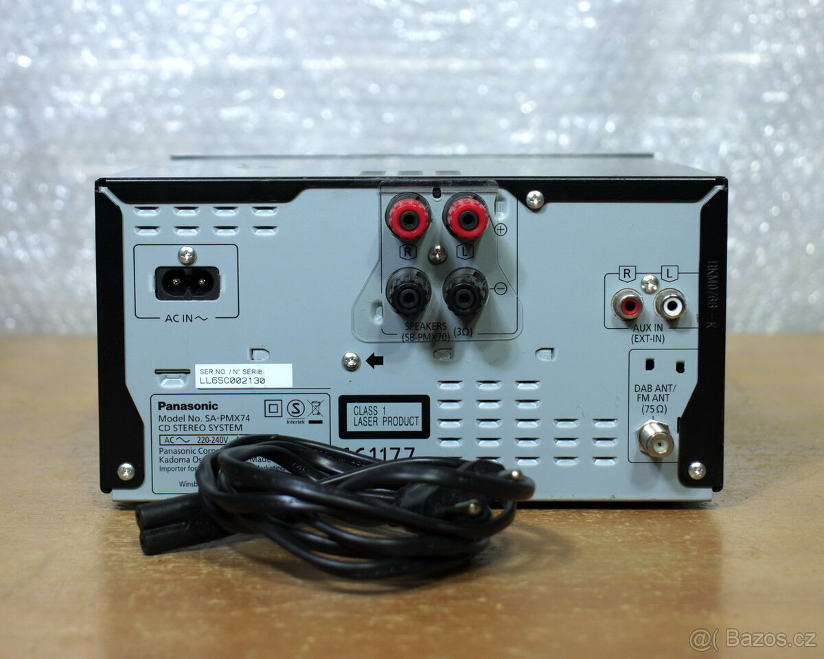 Stereosystém s CD Panasonic SA-PMX74. - 5