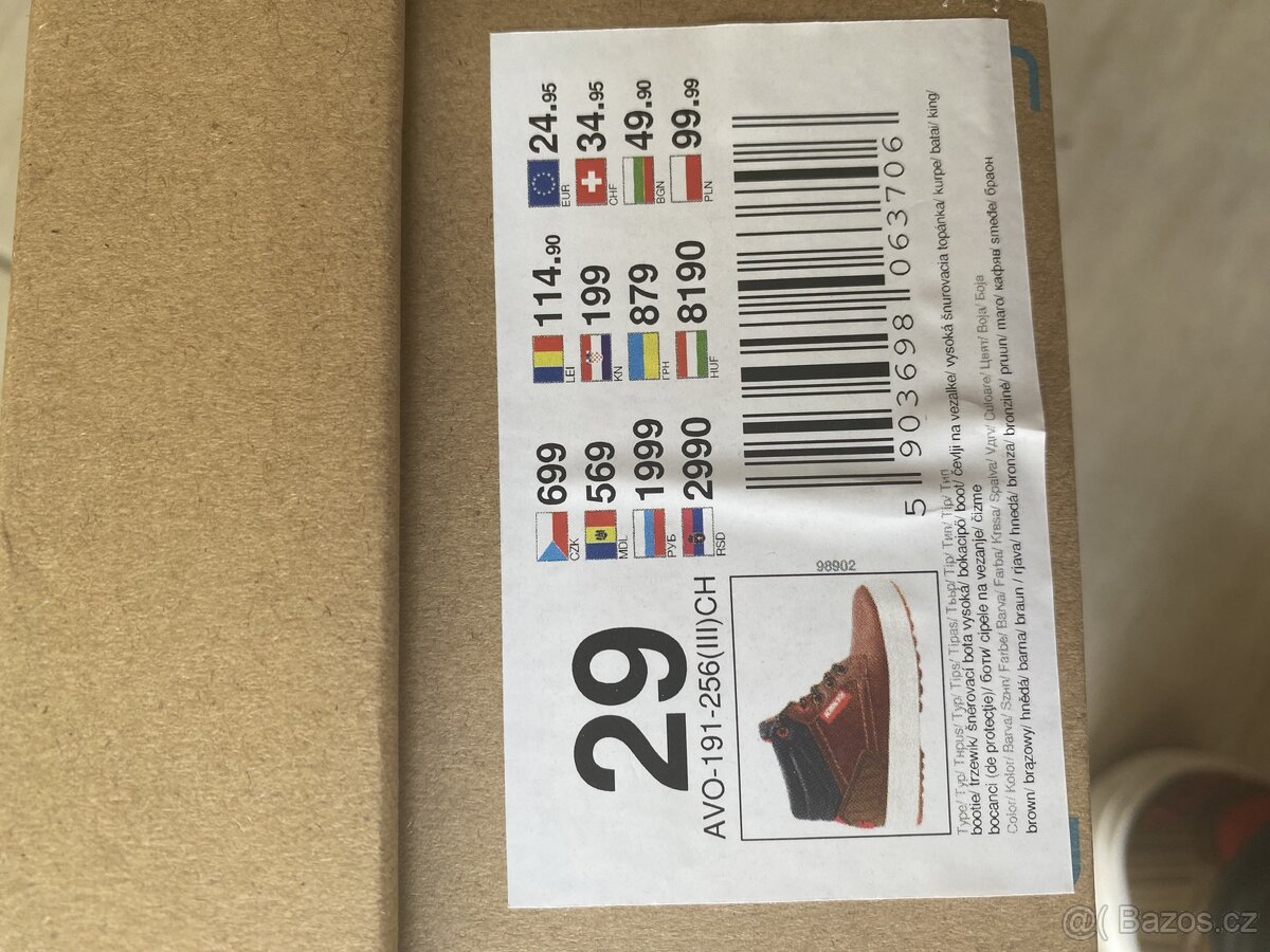 Kotníková šněrovací obuv vel. 29 - 5