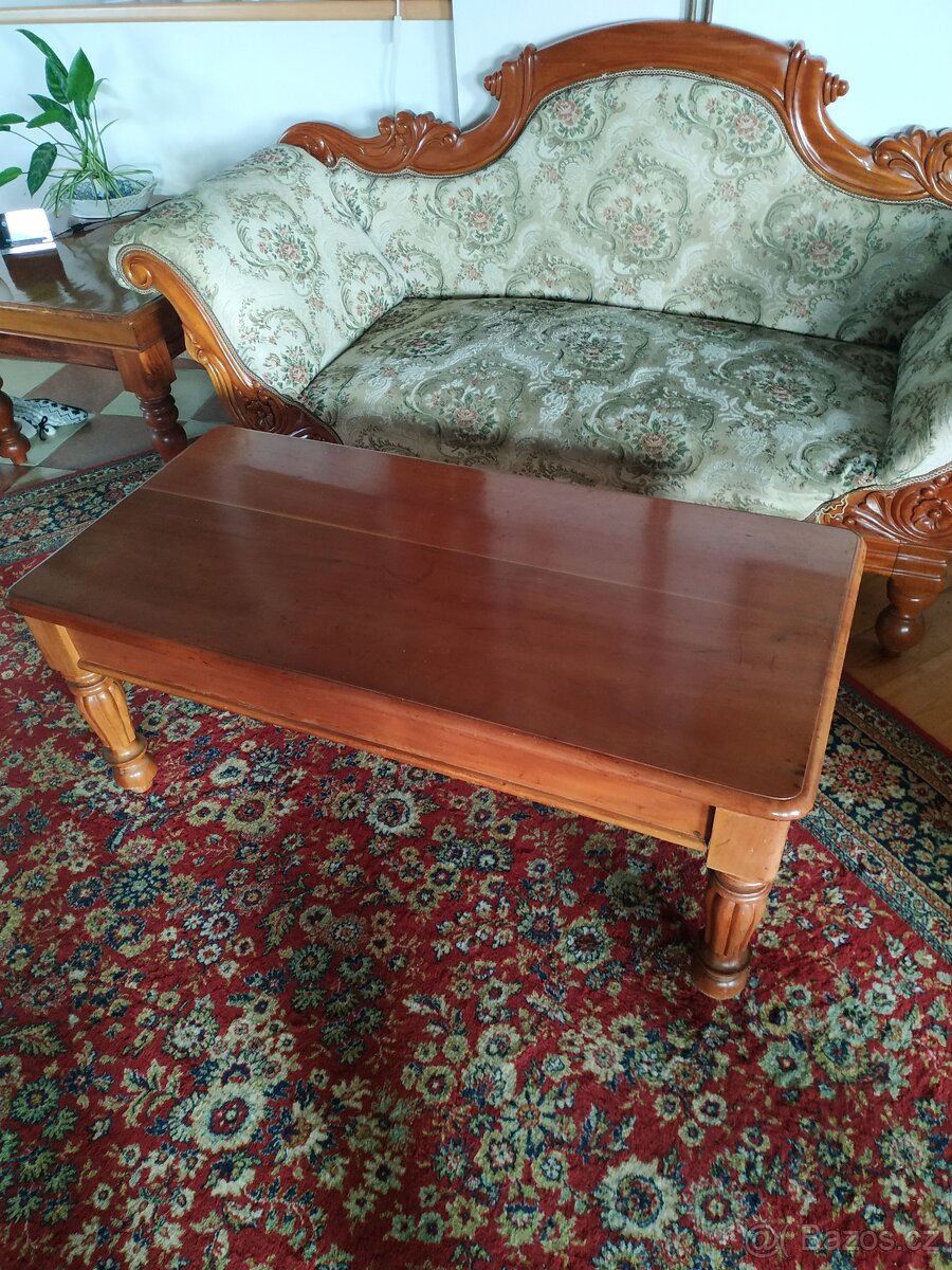 Pohovka, konferenční stolky, taburet - 5