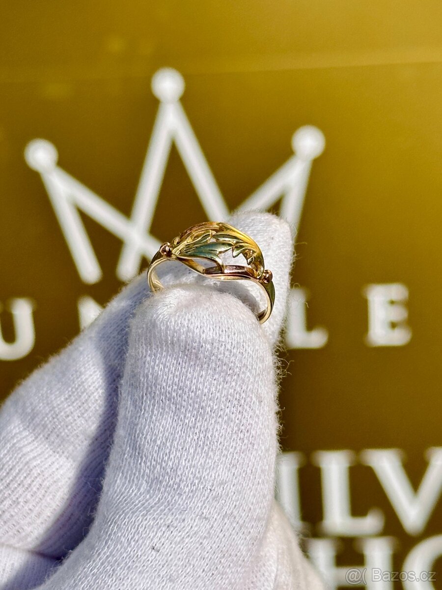 Zlatý prsten 2,34g - 5