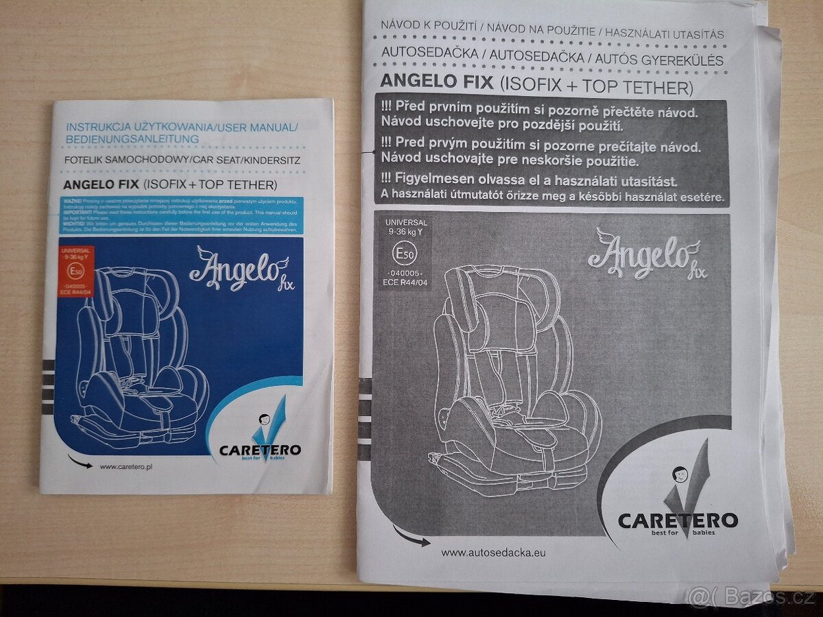 Autosedačka CARETERO AngeloFix graphite - 5