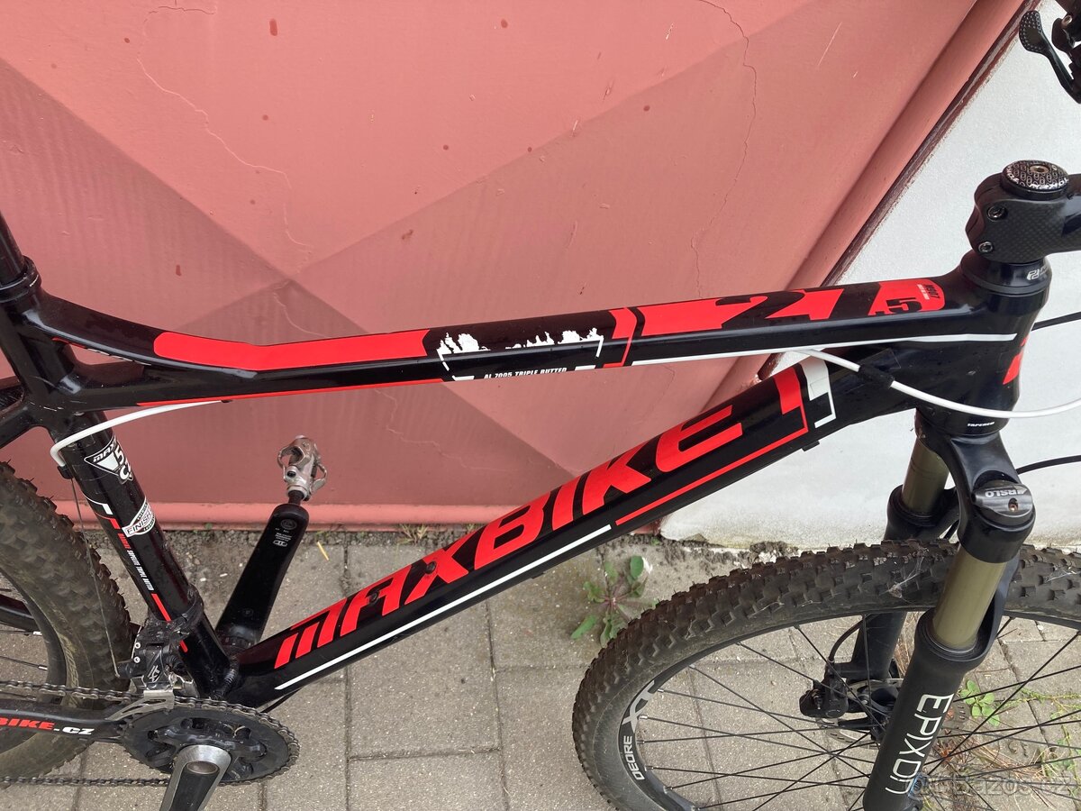 Dvě horská kola MAXBIKE – pánské a dámské, Shimano výbava - 5