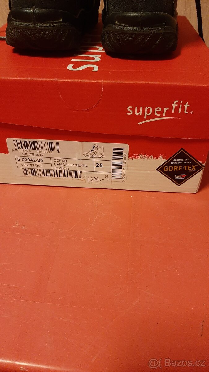 Dětské zdravotní zimní boty SuperFit vel. 25 - 5