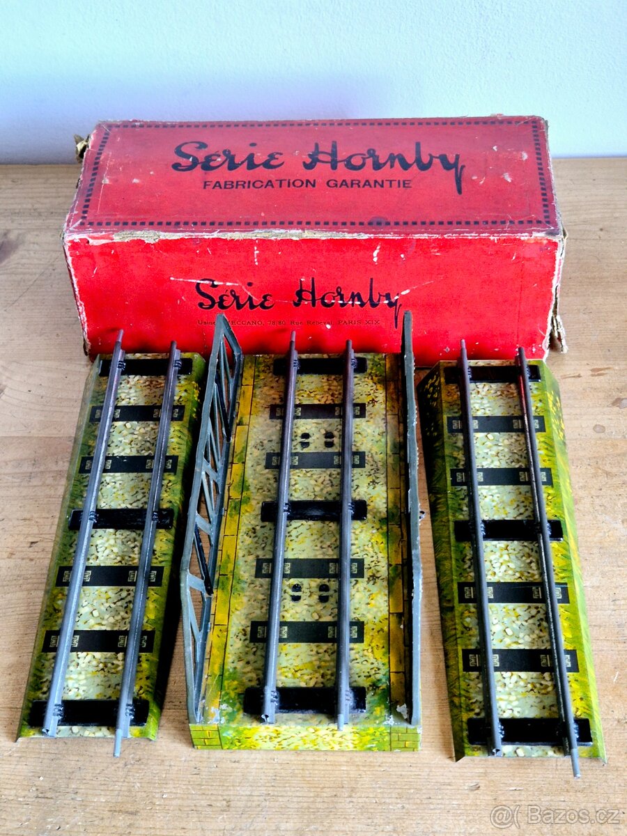 Vláčky - viadukt, Hornby, No1, Francie, 1930, pro rozchod 0 - 5