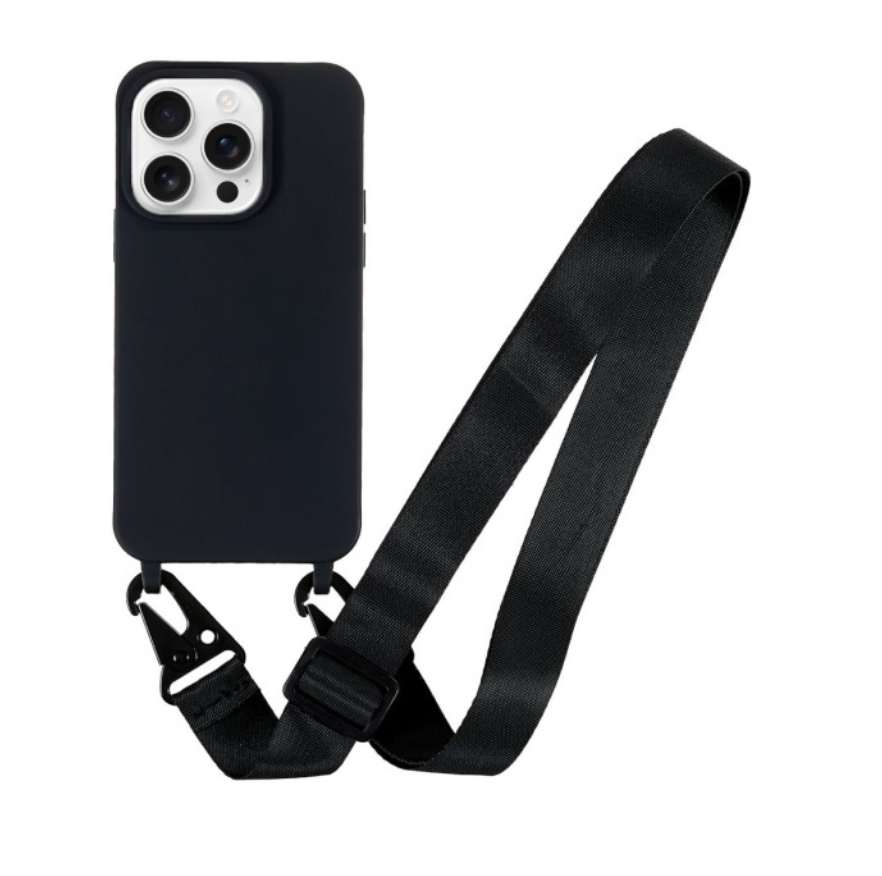 Matný kryt s nastavitelným popruhem pro iPhone 13 Pro a pod - 5