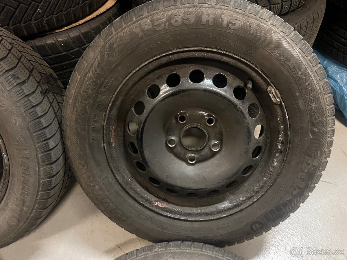 195/65R15 zimní sada škoda octavia III 5x112 6x15 ET43 - 5