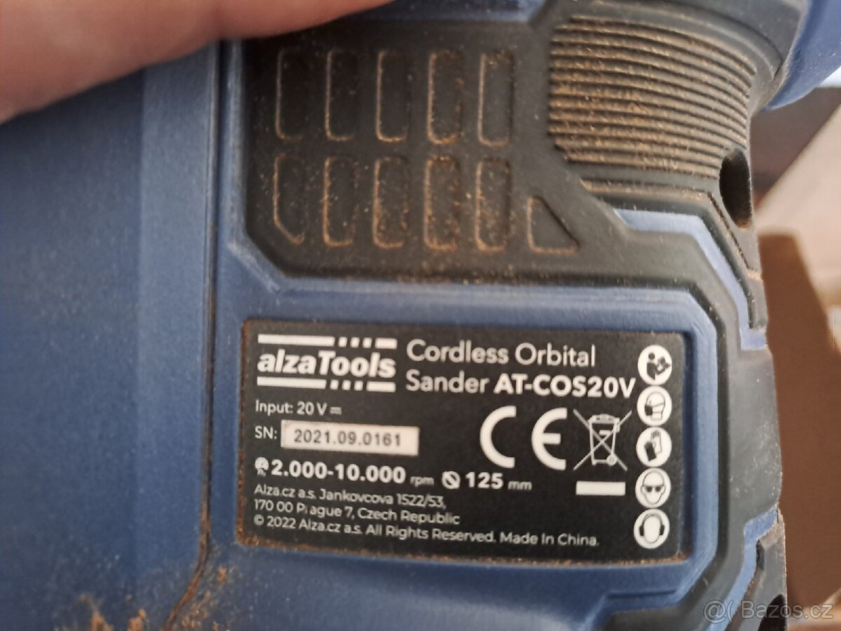 Excentricka akumulatorova bruska Alzatools - 5