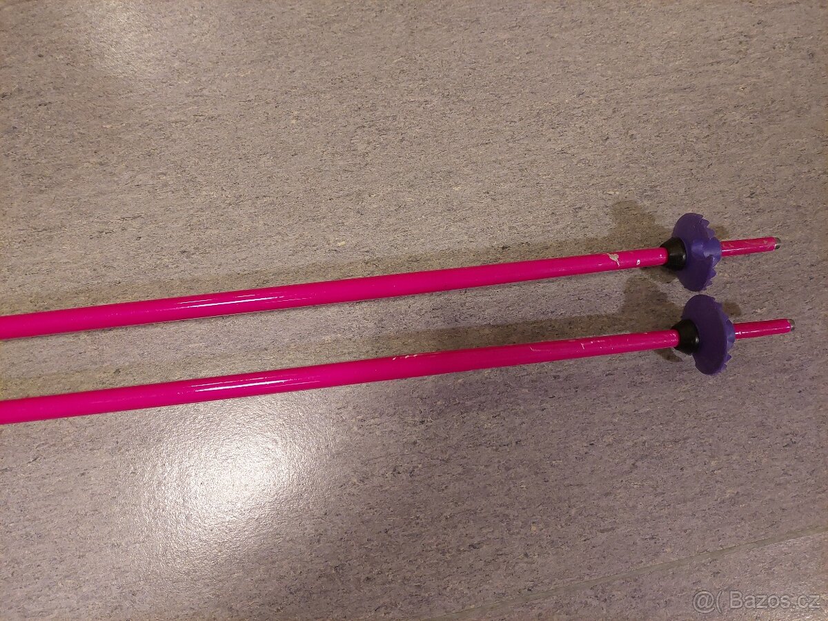 Dětské sjezdové hůlky LEKI 105 cm dívčí - 5