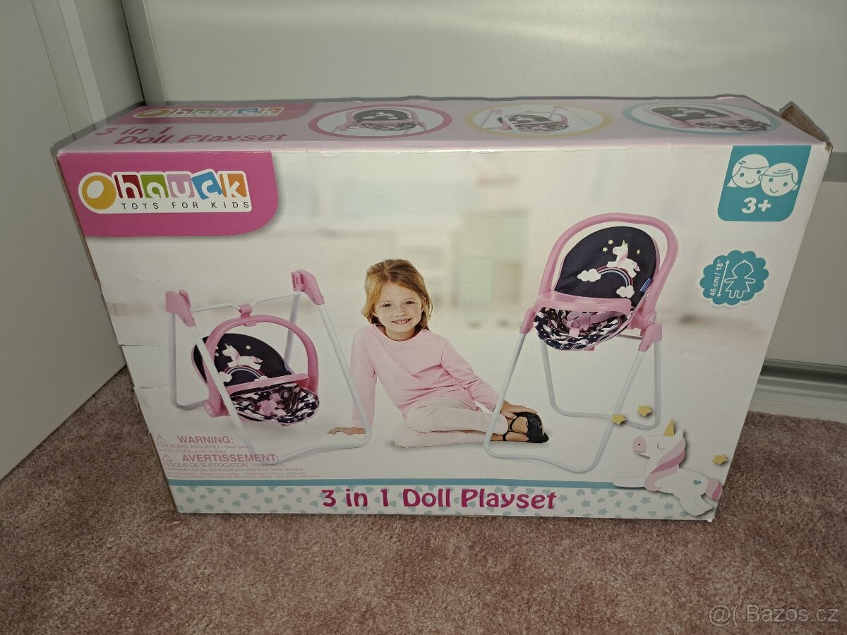 Jidelni židlička pro panenky - 5