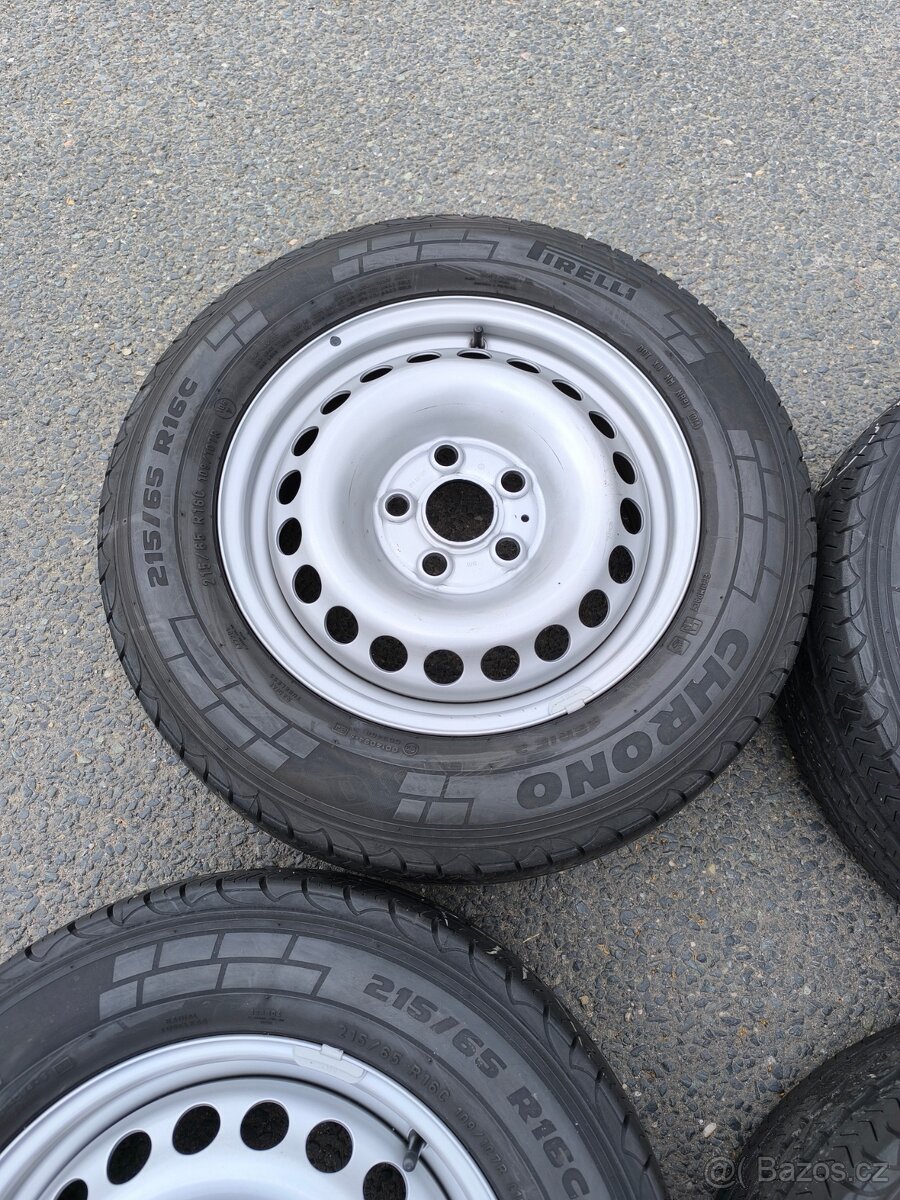 Plechové disky Volkswagen T5 R16 Sada Č.22 - 5