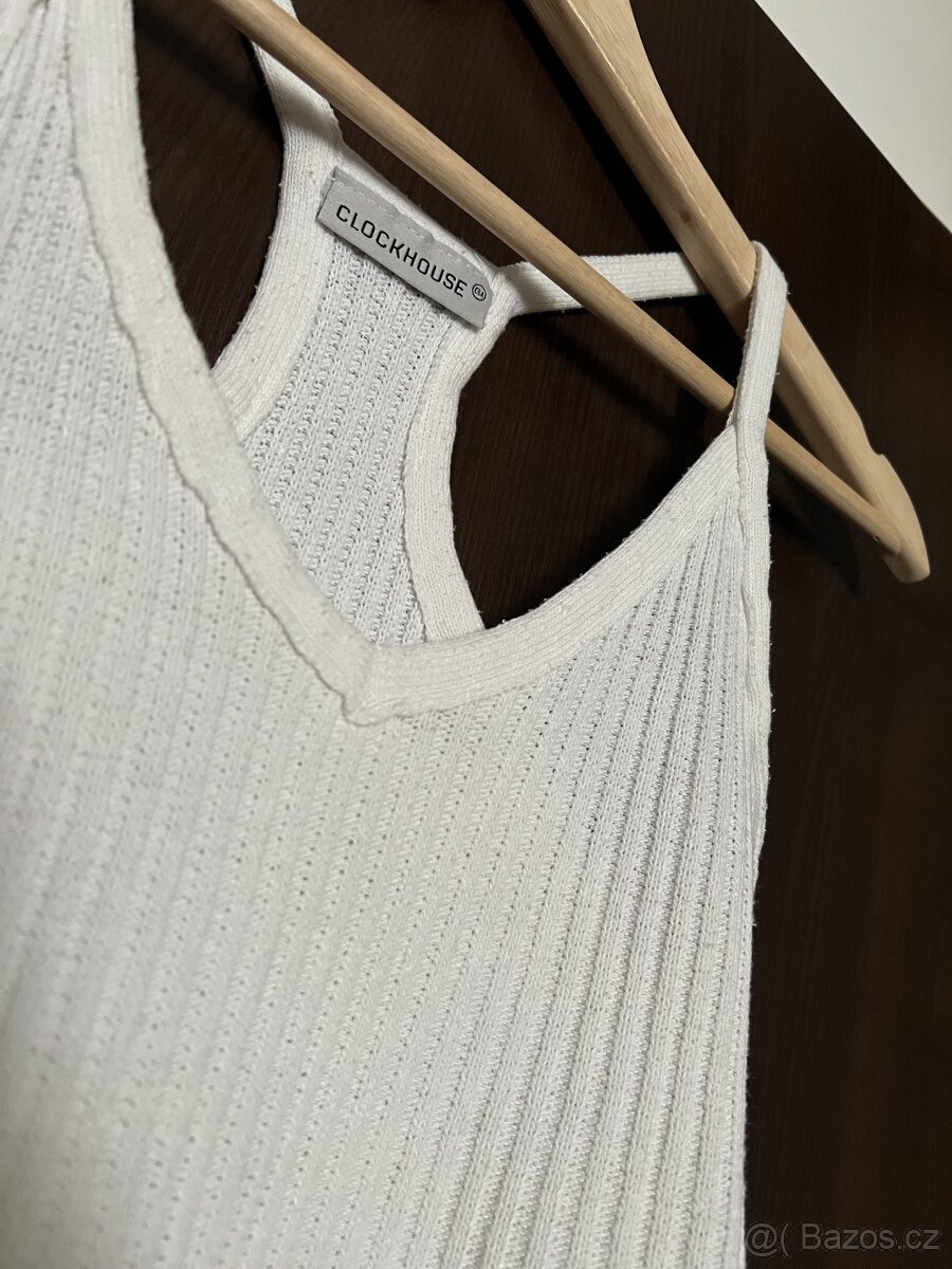 C&A - dáms. bílé tílko sportovního typu – S/M? - 5