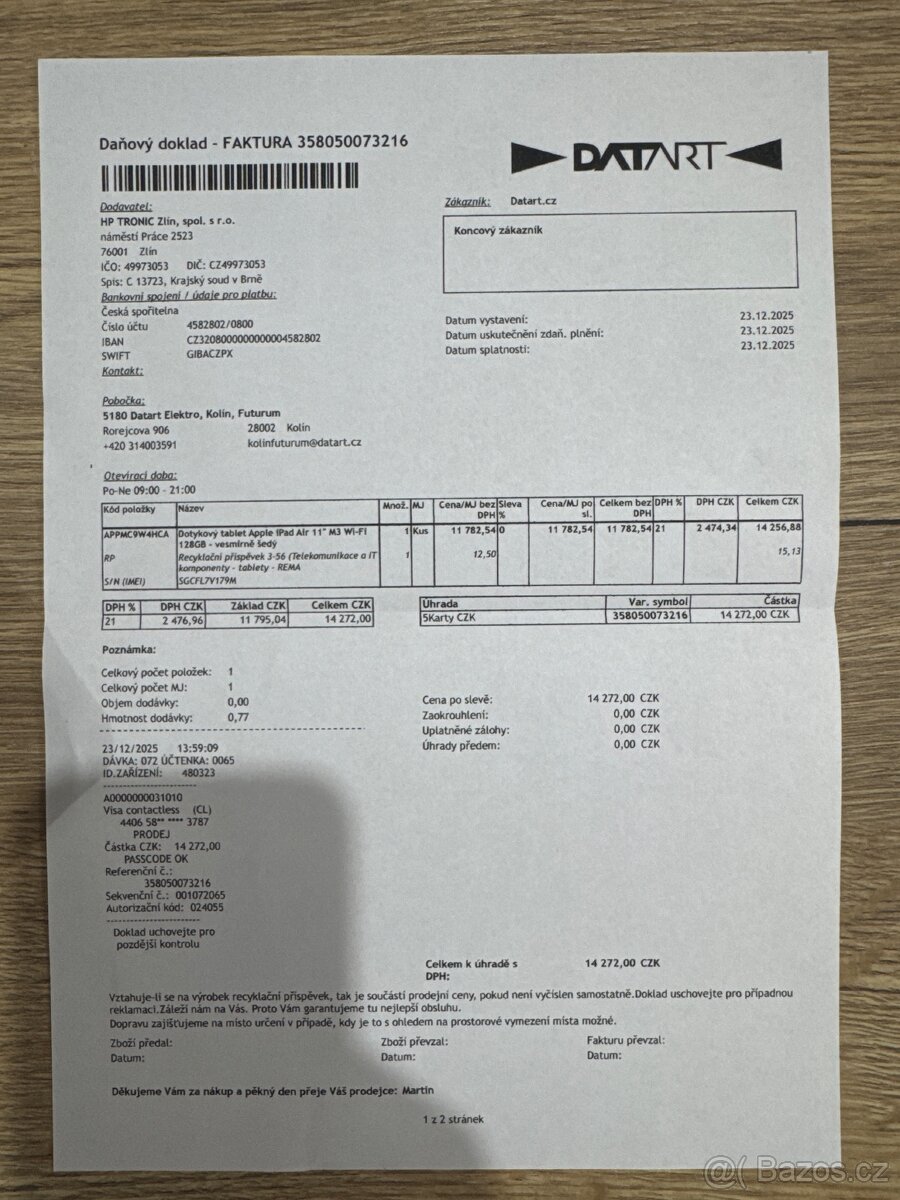 Apple iPad Air 11”M3 wifi 128GB - 5