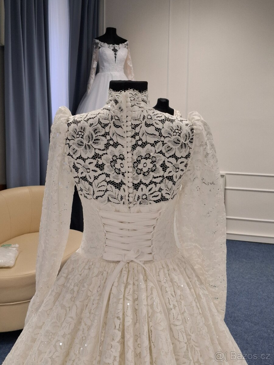 Svatebni saty velikost 38 - 5