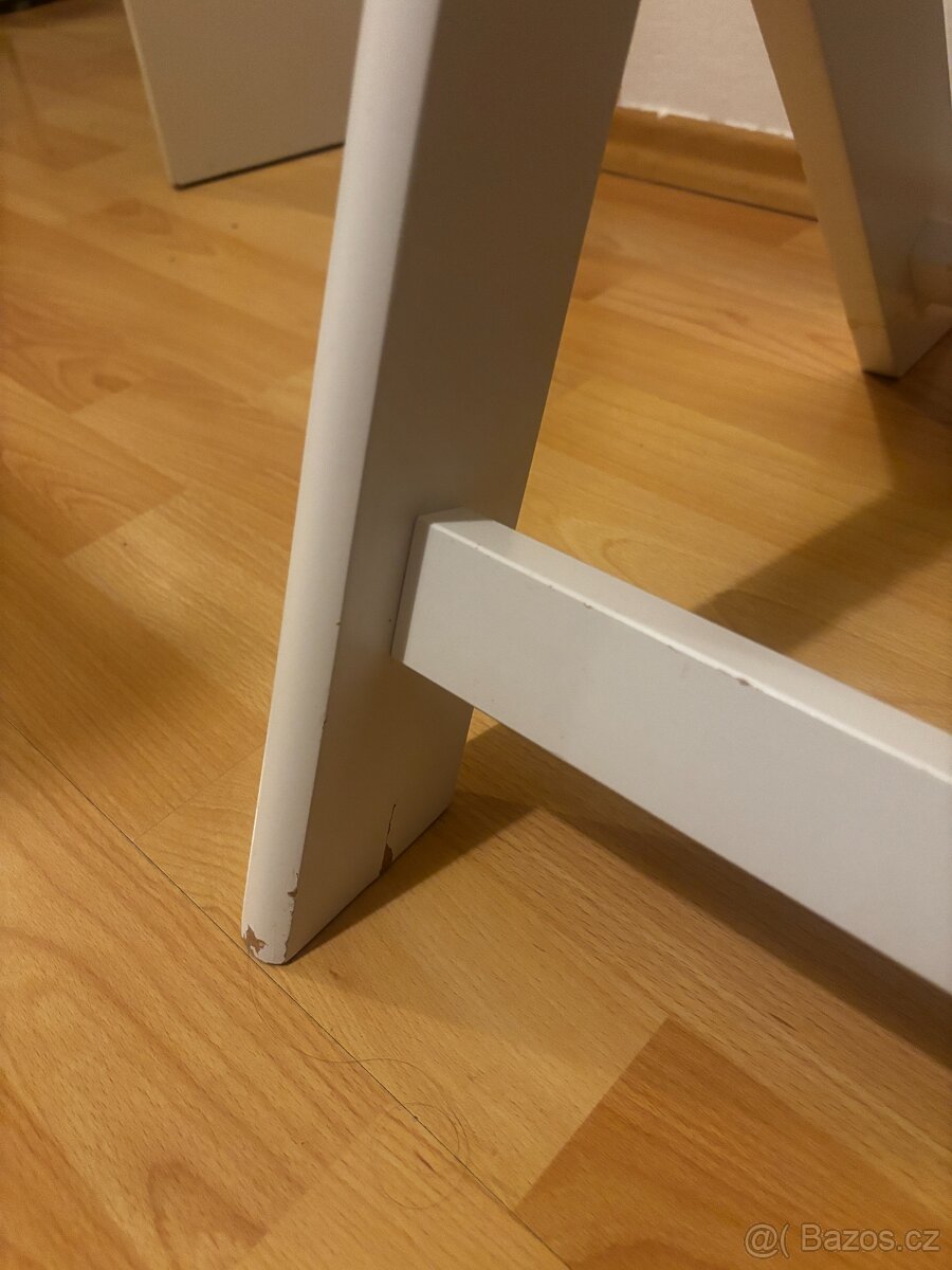 ZDARMA - Kinderkraft jídelní židlička, bílá - 5