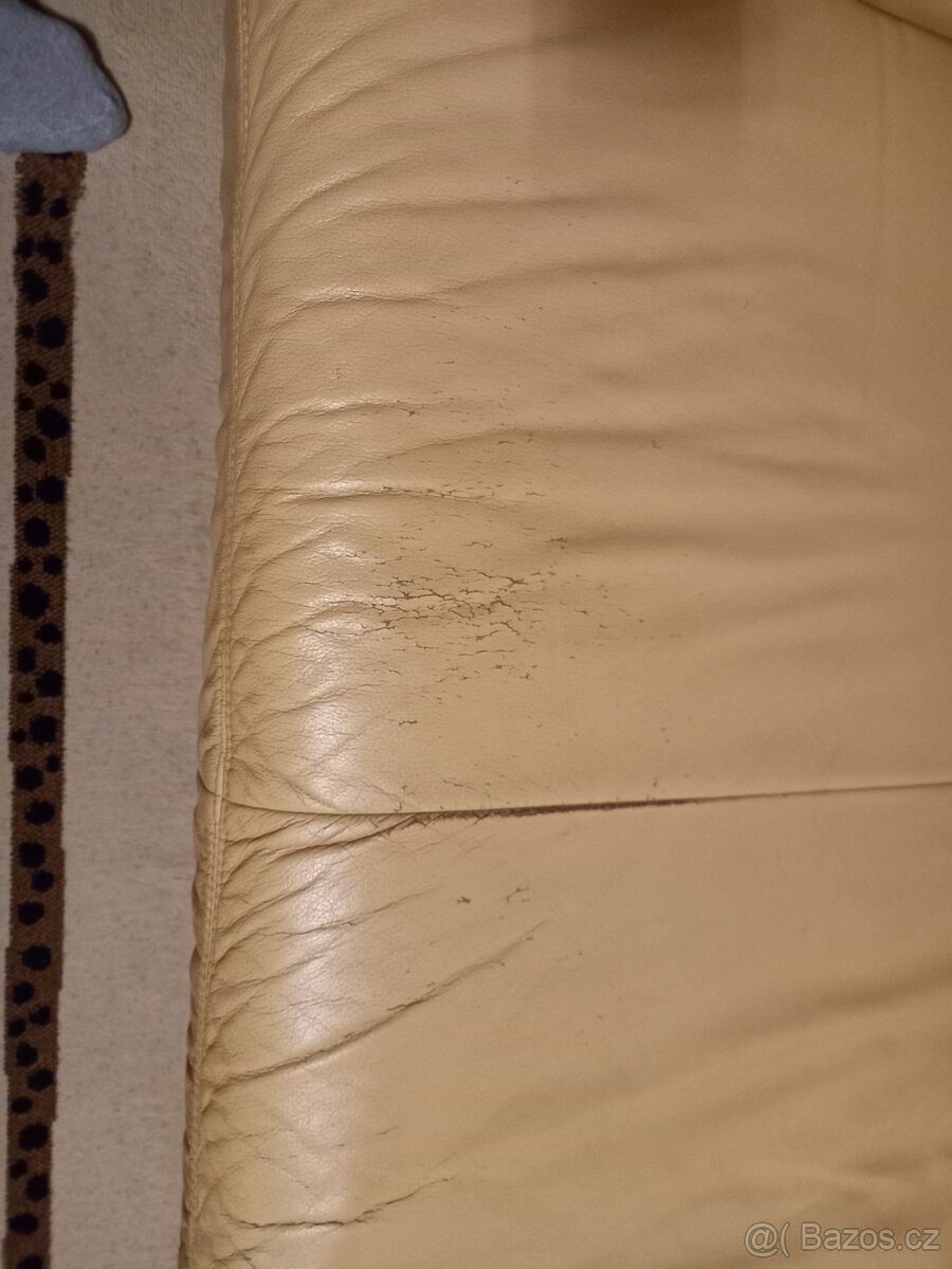 Kožená sedací souprava 3+2+1 - 5