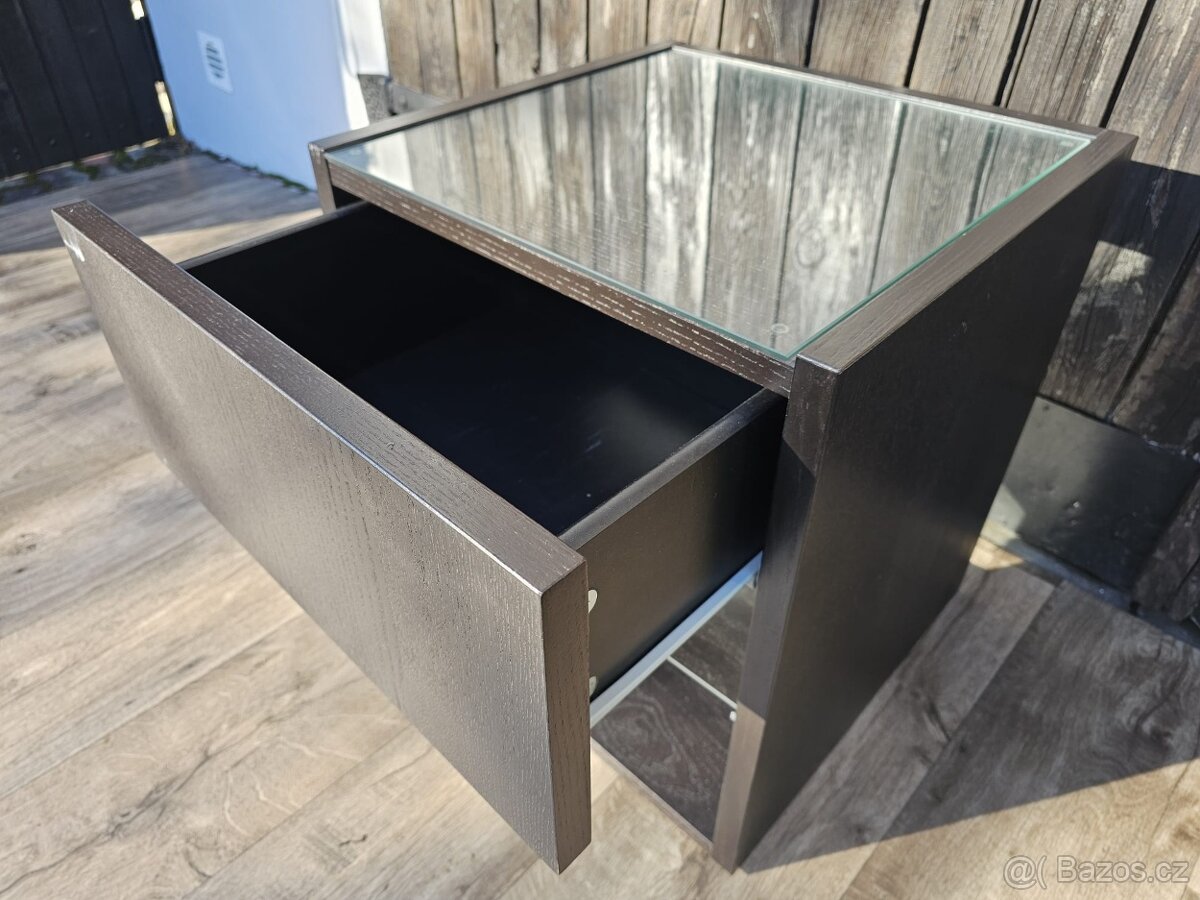 IKEA stolky - černohnědá - 5