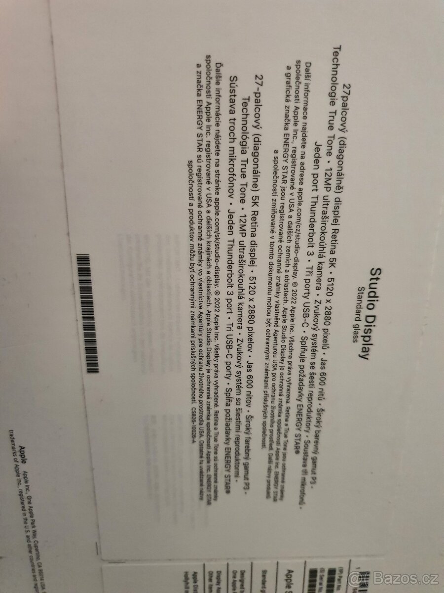 originální nová krabice obal na Apple Studio Display - 5