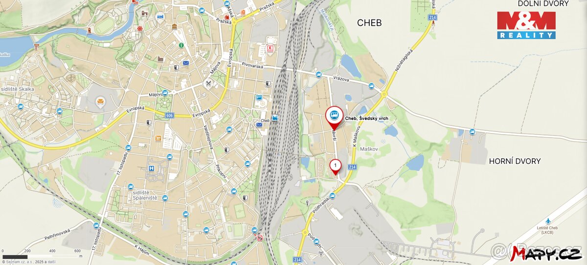 Prodej garáže, 21 m², Cheb, ul. Na Návrší - 5