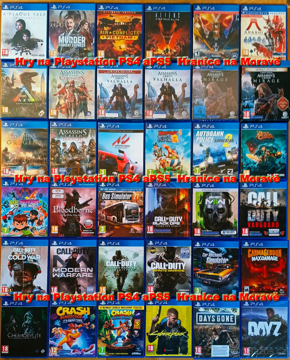 Hry na Playstation PS 4 a PS 5 - 2. část seznamu - 5