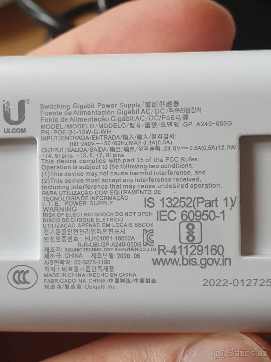 Ubiquiti Unifi AP AC Lite + adapter, drzak - 5