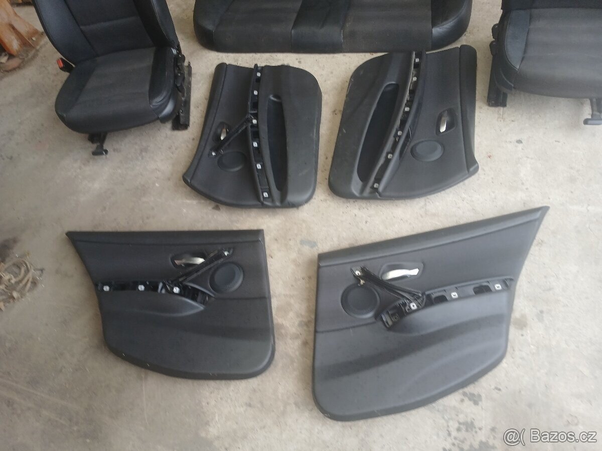 Bmw e91 polokozeny interiér - 5