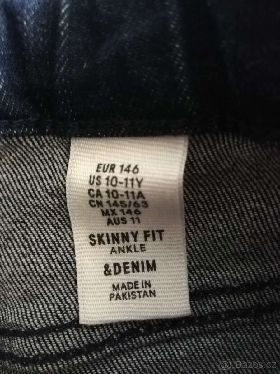 Džíny H&M vel. 146 - 5