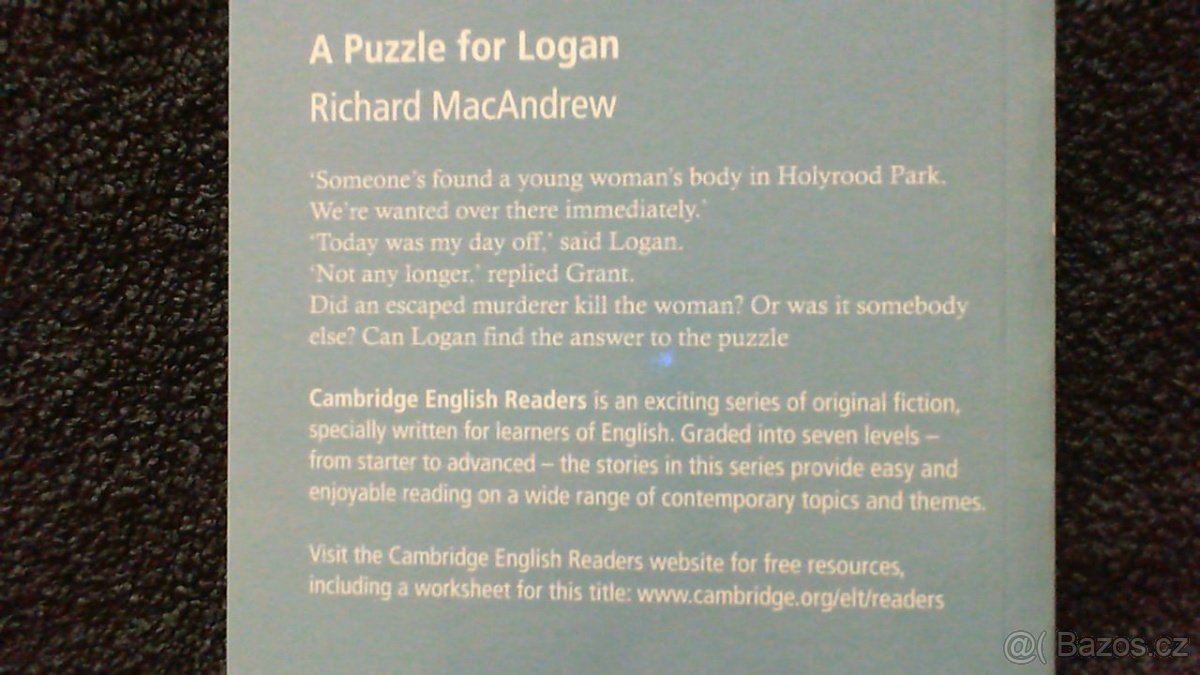 zjednodušená četba A Puzzle for Logan Level 3 - 5