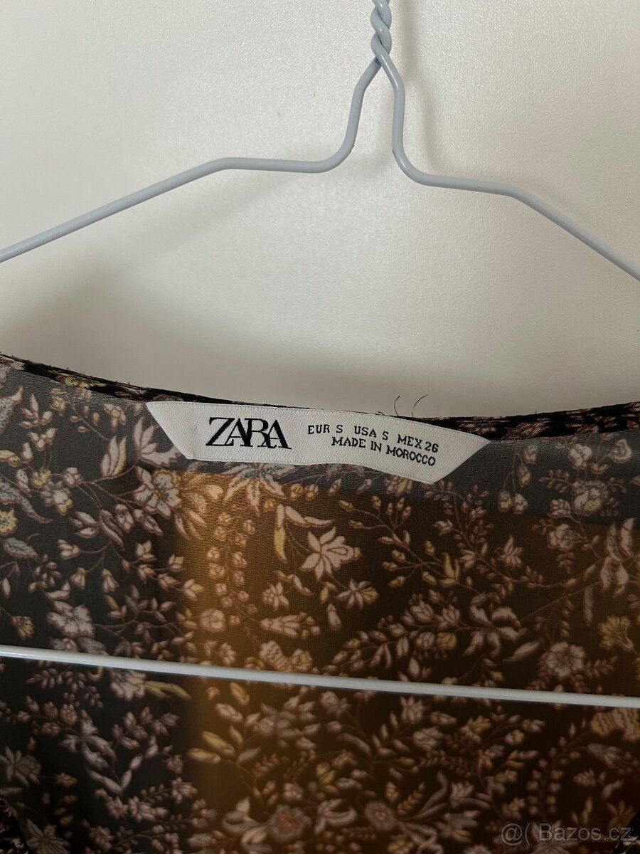 Volné květované šaty Zara - 5